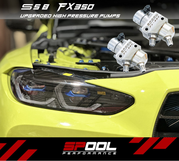 Spool Performance FX350 S58 upgraded high pressure fuel pumps 