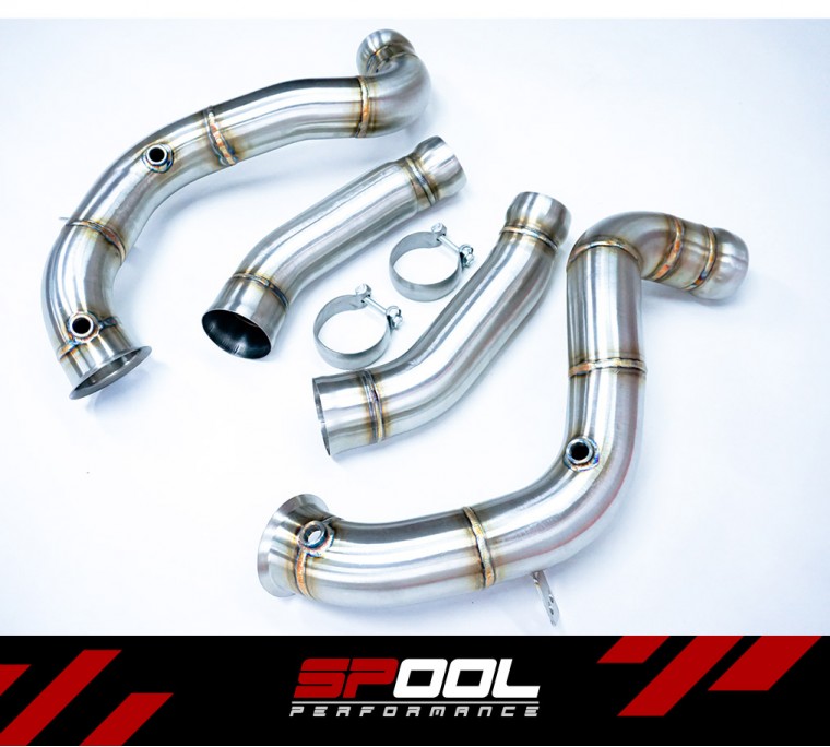 AMG M177 C63 Race Downpipes